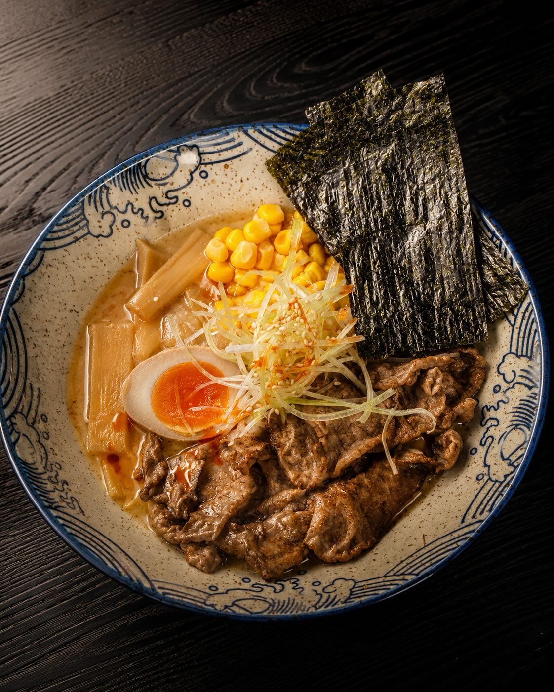 Authentic Japanese Ramen Background